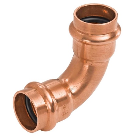Nibco 0.5 in. Contractor Press Copper 90 deg Elbow, 10PK 4010344